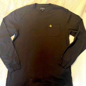 Brooks Brothers Long Sleeved Black T-shirt
